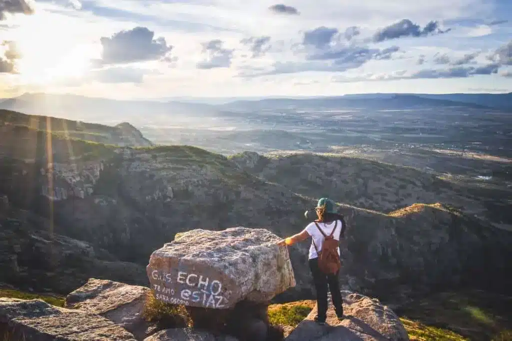 Vista desde la cima en el Cerro del Muerto Vista desde la cima en el Cerro del Muerto