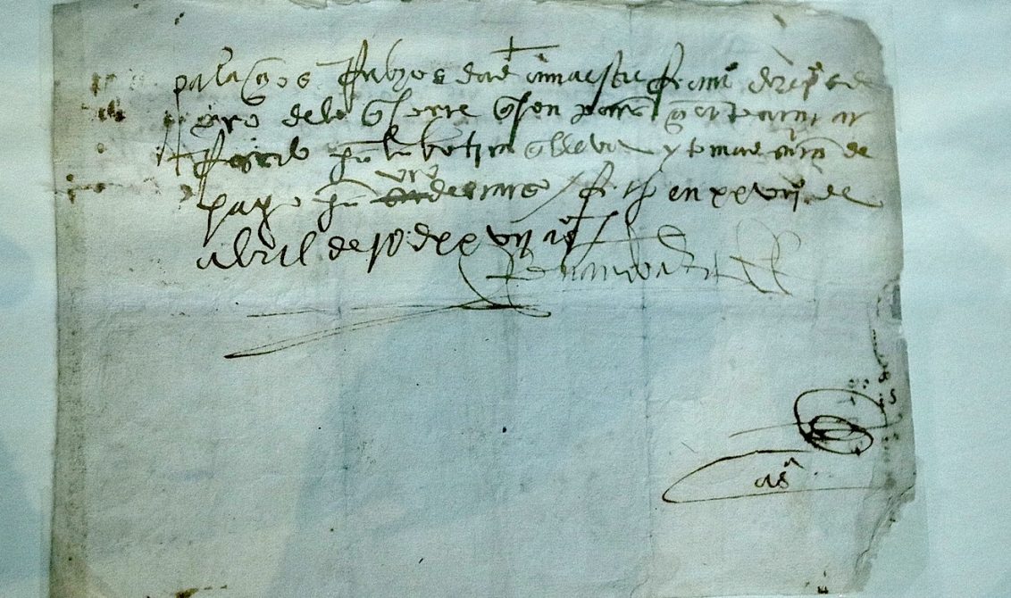Documentos firmados por Hernán Cortés. Documentos firmados por Hernán Cortés.