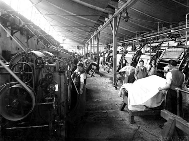 foto antigua de la Fábrica Textil de Bellavista foto antigua de la Fábrica Textil de Bellavista