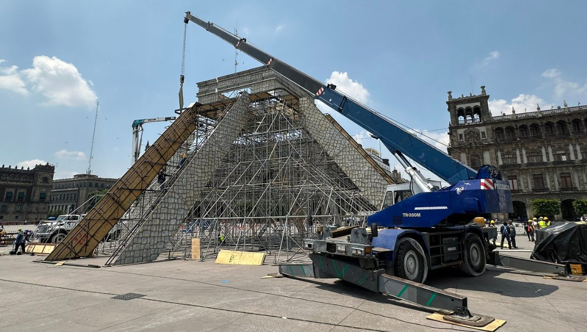 Construcción de la pirámide de Kukulkán