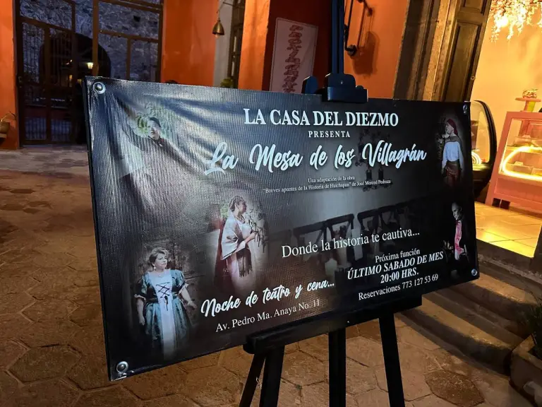 cena teatralizada en Huichapan