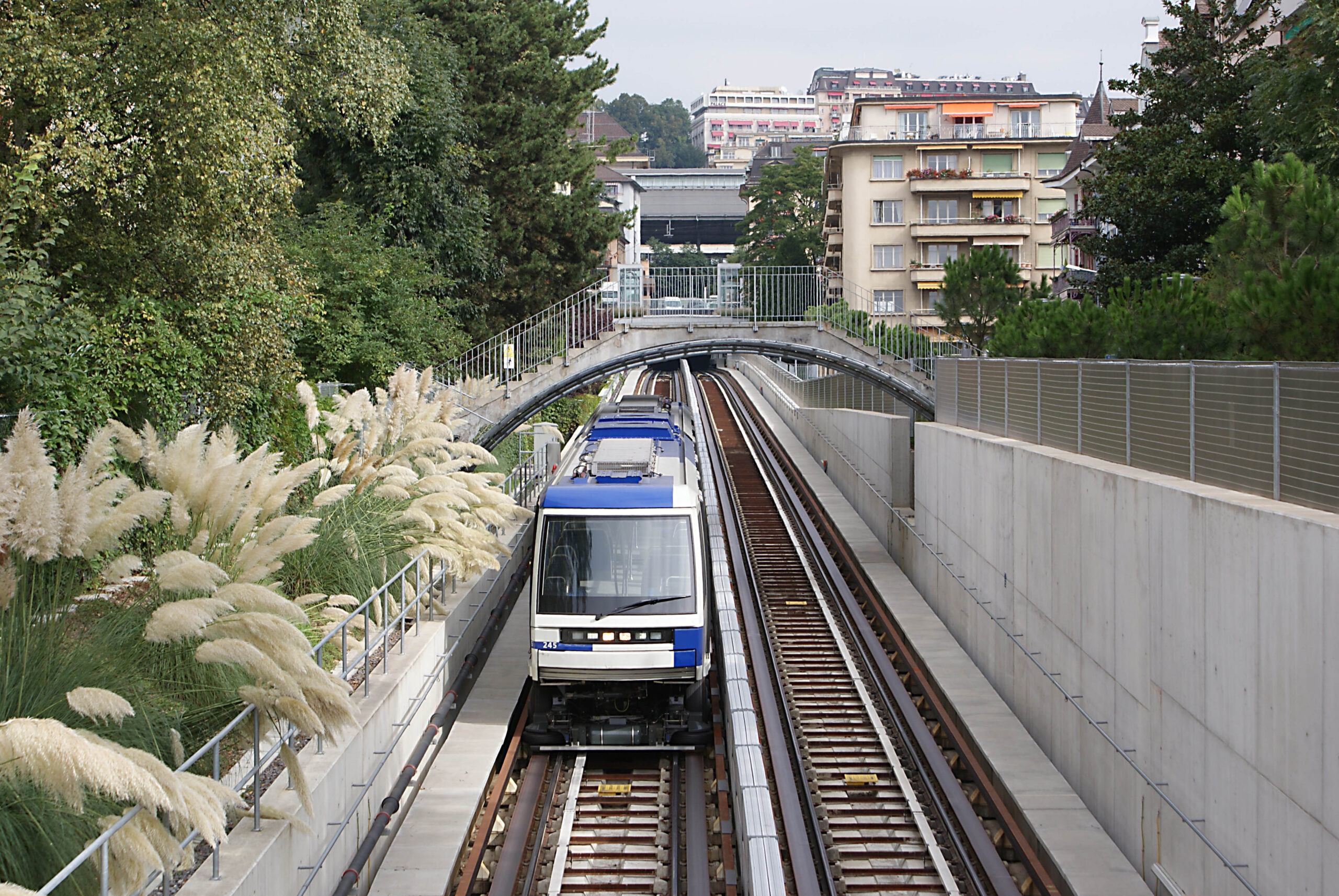 Metro en Lausana Metro en Lausana